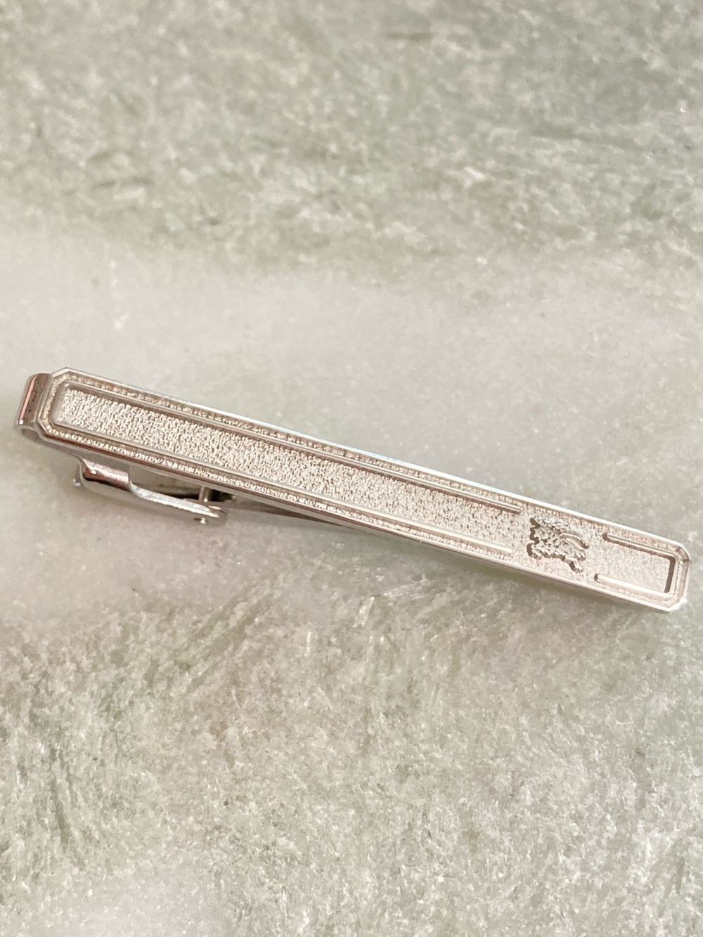 Vintage Burberry Cuff Links + Tie Clip Set - Picture 3 of 7